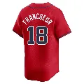 Youth Atlanta Braves ＃18 Jeff Francoeur Red Limited Alternate Jersey