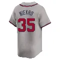 Youth Atlanta Braves ＃35 Phil Niekro Gray Limited Away Jersey
