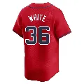 Youth Atlanta Braves ＃36 Eli White Red Limited Alternate Jersey