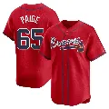 Youth Atlanta Braves ＃65 Satchel Paige Red Limited Alternate Jersey