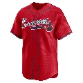 Youth Atlanta Braves ＃65 Satchel Paige Red Limited Alternate Jersey