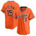 Youth Baltimore Orioles ＃15 Dylan Carlson Orange Limited Cooperstown Collection Jersey