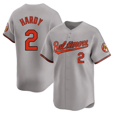 Youth Baltimore Orioles ＃2 J.J. Hardy Gray Limited Road Jersey