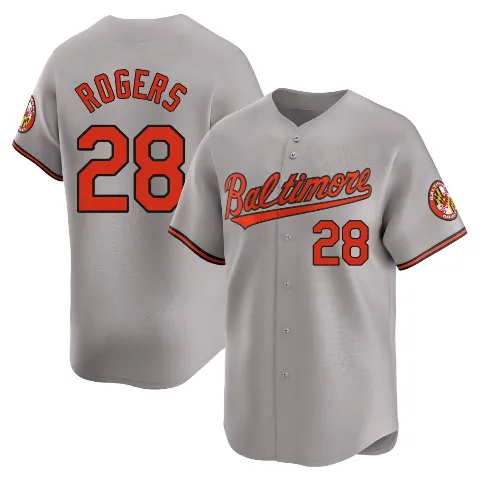 Youth Baltimore Orioles ＃28 Trevor Rogers Gray Limited Road Jersey