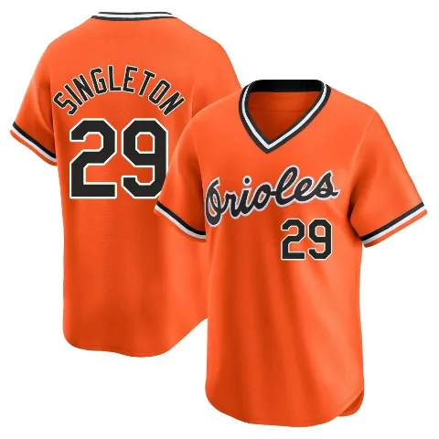 Youth Baltimore Orioles ＃29 Ken Singleton Orange Limited Cooperstown Collection Jersey