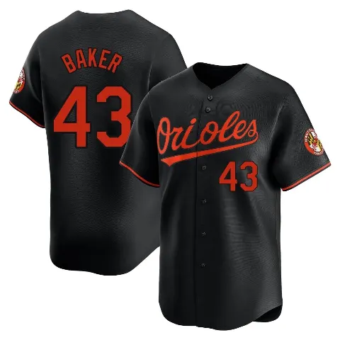 Youth Baltimore Orioles ＃43 Bryan Baker Black Limited Alternate Jersey