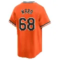 Youth Baltimore Orioles ＃68 Thaddeus Ward Orange Limited Cooperstown Collection Jersey
