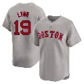 Youth Boston Red Sox ＃19 Fred Lynn Gray Limited Away Jersey