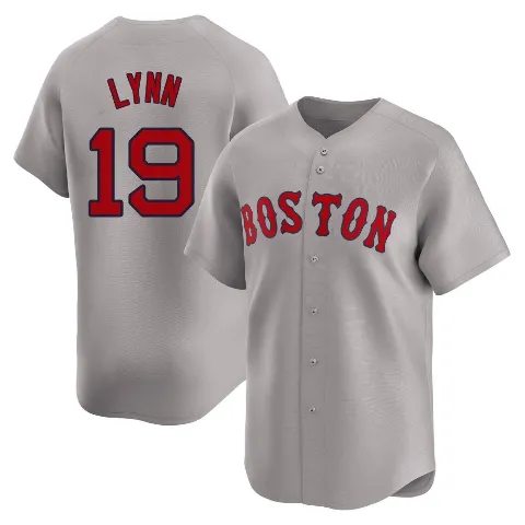 Youth Boston Red Sox ＃19 Fred Lynn Gray Limited Away Jersey