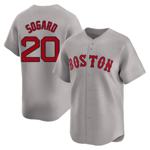 Youth Boston Red Sox ＃20 Nick Sogard Gray Limited Away Jersey