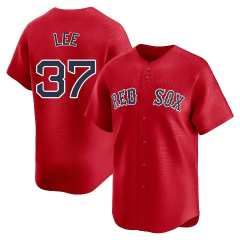 Youth Boston Red Sox ＃37 Bill Lee Red Limited Alternate Jersey