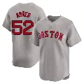 Youth Boston Red Sox ＃52 Wilyer Abreu Gray Limited Away Jersey