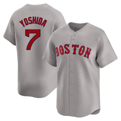 Youth Boston Red Sox ＃7 Masataka Yoshida Gray Limited Away Jersey