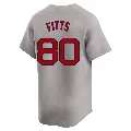 Youth Boston Red Sox ＃80 Richard Fitts Gray Limited Away Jersey