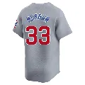 Youth Chicago Cubs ＃33 Eli Morgan Gray Limited Road Jersey