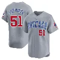 Youth Chicago Cubs ＃51 Anderson Espinoza Gray Limited Road Jersey