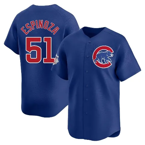Youth Chicago Cubs ＃51 Anderson Espinoza Royal Limited Alternate Jersey