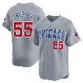 Youth Chicago Cubs ＃55 Ryan Pressly Gray Limited Road Jersey