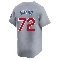 Youth Chicago Cubs ＃72 Javier Assad Gray Limited Road Jersey