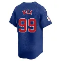 Youth Chicago Cubs ＃99 Rowan Wick Royal Limited Alternate Jersey