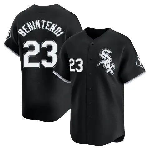 Youth Chicago White Sox ＃23 Andrew Benintendi Black Limited Alternate Jersey