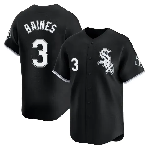 Youth Chicago White Sox ＃3 Harold Baines Black Limited Alternate Jersey
