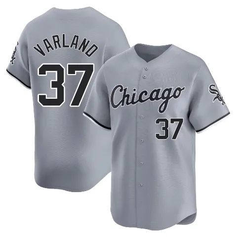 Youth Chicago White Sox ＃37 Gus Varland Gray Limited Road Jersey
