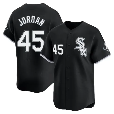 Youth Chicago White Sox ＃45 Michael Jordan Black Limited Alternate Jersey