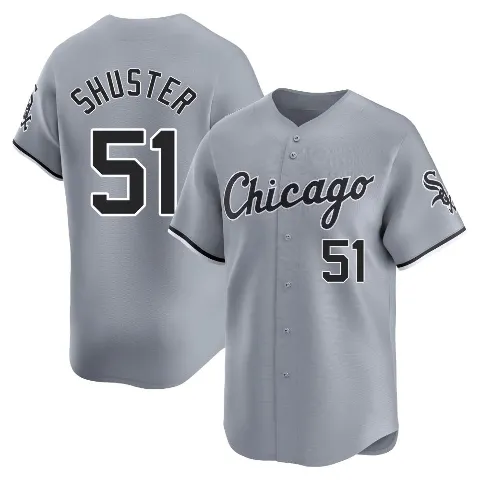 Youth Chicago White Sox ＃51 Jared Shuster Gray Limited Road Jersey