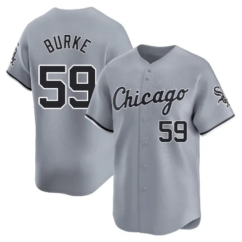 Youth Chicago White Sox ＃59 Sean Burke Gray Limited Road Jersey