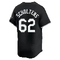 Youth Chicago White Sox ＃62 Jesse Scholtens Black Limited Alternate Jersey