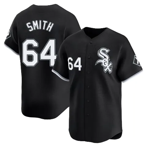Youth Chicago White Sox ＃64 Shane Smith Black Limited Alternate Jersey