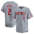 Youth Cincinnati Reds ＃2 Gary Redus Gray Limited Away Jersey