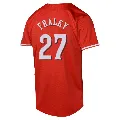 Youth Cincinnati Reds ＃27 Jake Fraley Red Limited Alternate Jersey