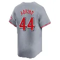 Youth Cincinnati Reds ＃44 Aristides Aquino Gray Limited Away Jersey