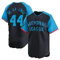 Youth Cincinnati Reds ＃44 Elly De La Cruz Navy Limited National League 2024 All-Star Game Jersey