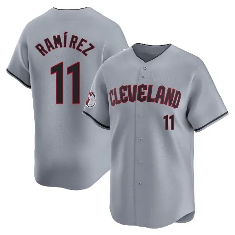 Youth Cleveland Guardians ＃11 Jose Ramirez Gray Limited Road Jersey
