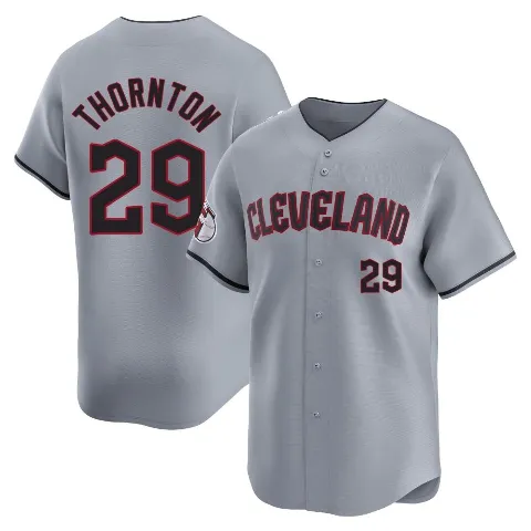 Youth Cleveland Guardians ＃29 Andre Thornton Gray Limited Road Jersey