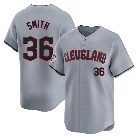 Youth Cleveland Guardians ＃36 Cade Smith Gray Limited Road Jersey