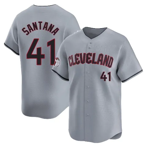Youth Cleveland Guardians ＃41 Carlos Santana Gray Limited Road Jersey