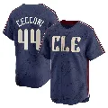 Youth Cleveland Guardians ＃44 Slade Cecconi Navy Limited 2024 City Connect Jersey