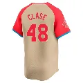 Youth Cleveland Guardians ＃48 Emmanuel Clase Cream Limited American League 2024 All-Star Game Jersey