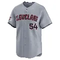 Youth Cleveland Guardians ＃54 Joey Cantillo Gray Limited Road Jersey