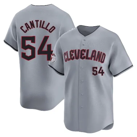 Youth Cleveland Guardians ＃54 Joey Cantillo Gray Limited Road Jersey
