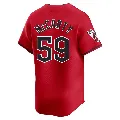 Youth Cleveland Guardians ＃59 Kirk McCarty Red Limited Alternate Jersey