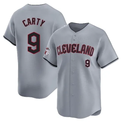 Youth Cleveland Guardians ＃9 Rico Carty Gray Limited Road Jersey