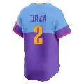 Youth Colorado Rockies ＃2 Yonathan Daza Purple/Light Limited Blue 2025 City Connect Jersey