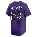 Youth Colorado Rockies ＃29 Tanner Gordon Purple Limited Alternate Jersey