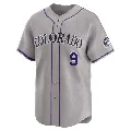 Youth Colorado Rockies ＃9 Brenton Doyle Gray Limited Road Jersey