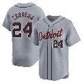 Youth Detroit Tigers ＃24 Miguel Cabrera Gray Limited Road Jersey